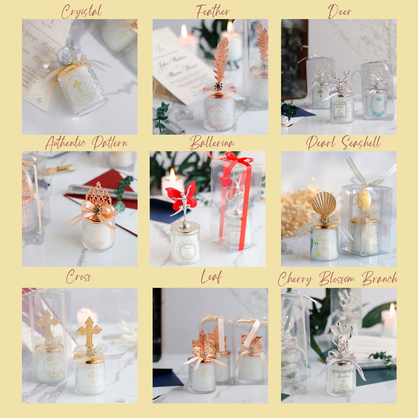 Personalized Wedding Candy Dish Favor | Unique Wedding Favor Candy Jar | Luxury Thank You Gift for Guests | Distinctive Candy Box Keepsake