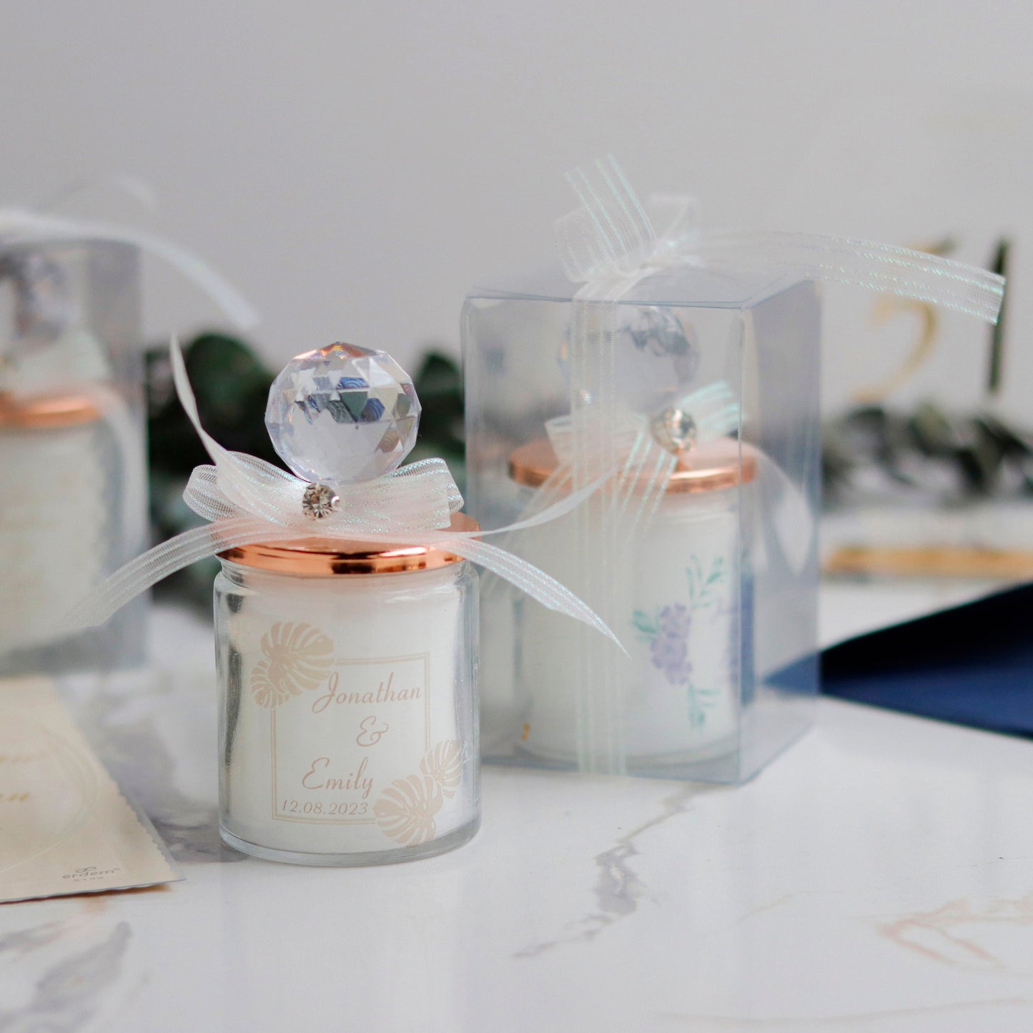 Bridal Shower Favors, Bridesmaid Gift Candle, Engagement Candle Favors, Luxury Wedding Thank You Gifts for Guests, Elegant Bulk Favors