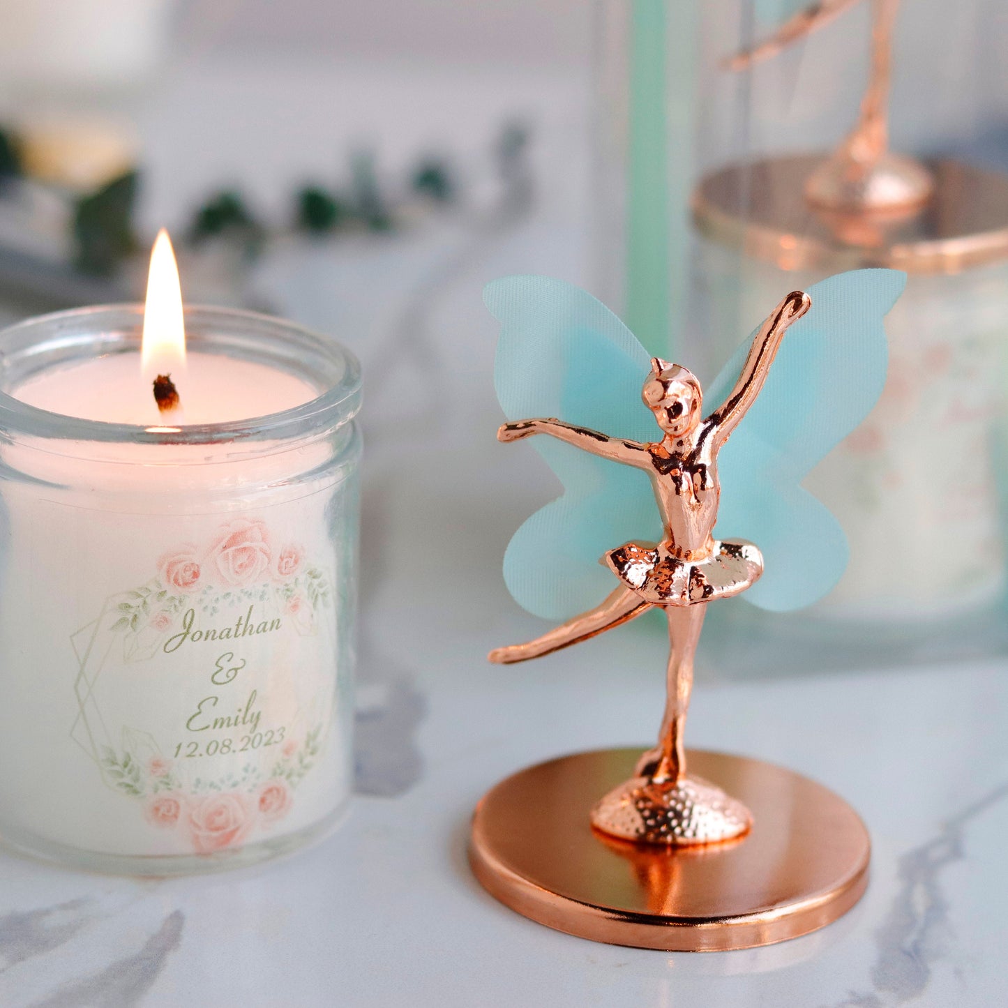 Luxury Baby Shower Favors, Elegant Quinceanera Candle Favors, Sweet 16 Ballerina Party Favors, Bulk Thank You Gifts for Guests