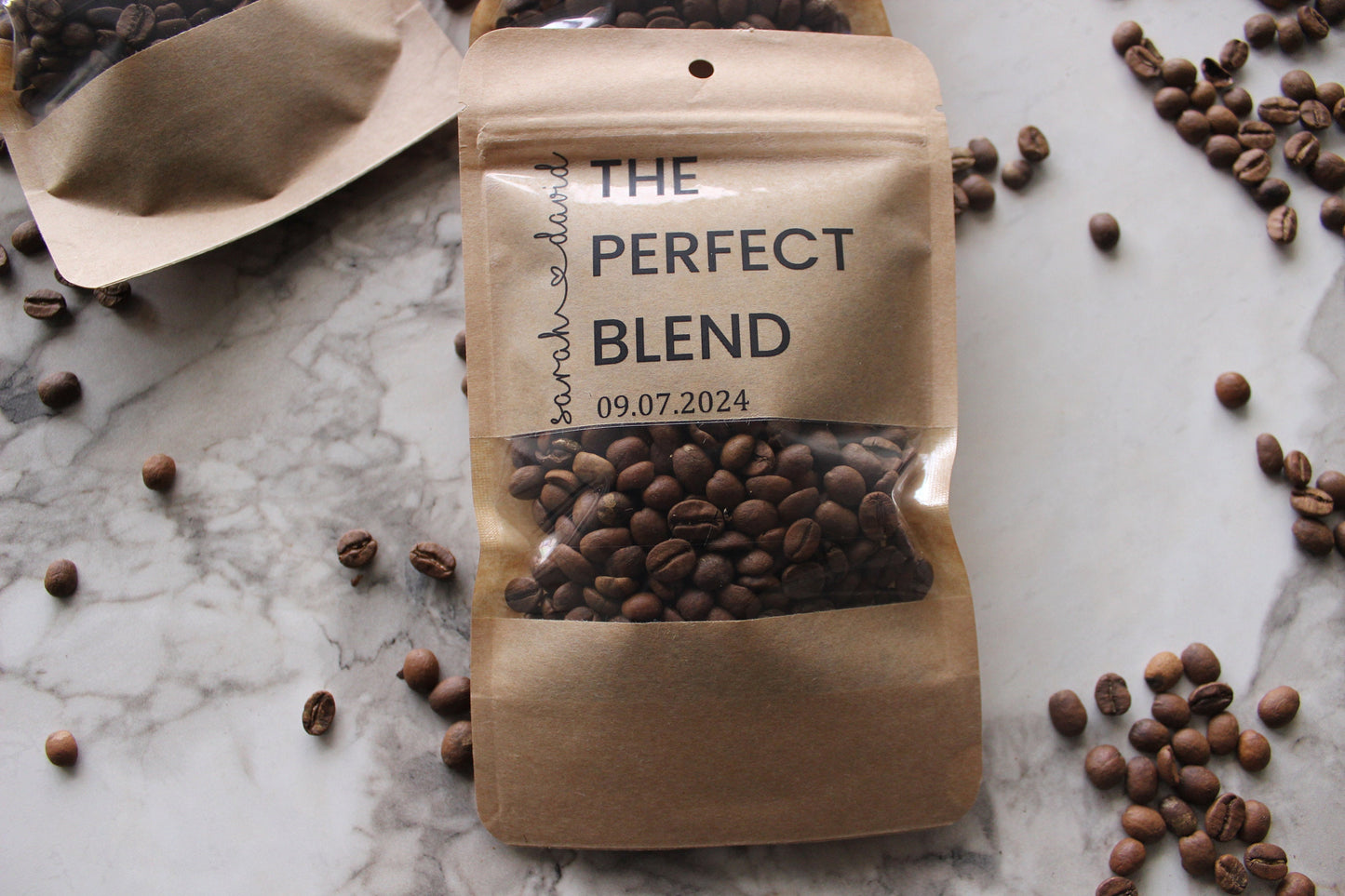 DYI The Perfect Blend Coffee Bag, Personalized Wedding Favors, Coffee Bean Favor Bag, Party Favors, Gift for Guests