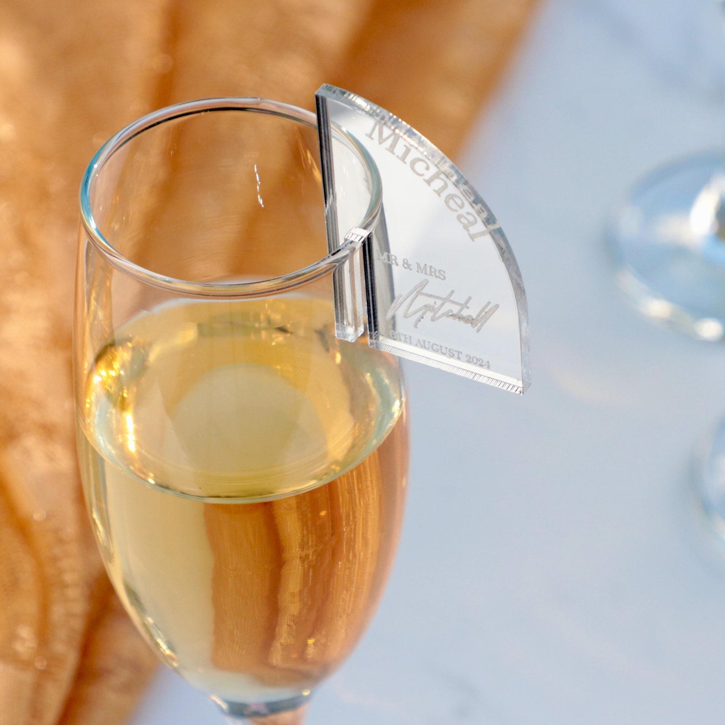 50 Pieces Wedding Favor Drink Tags, Drink Charms , Wedding Name Tags, Table Decor, Wedding Cocktail Charms, Wine Charms, Signature Drink