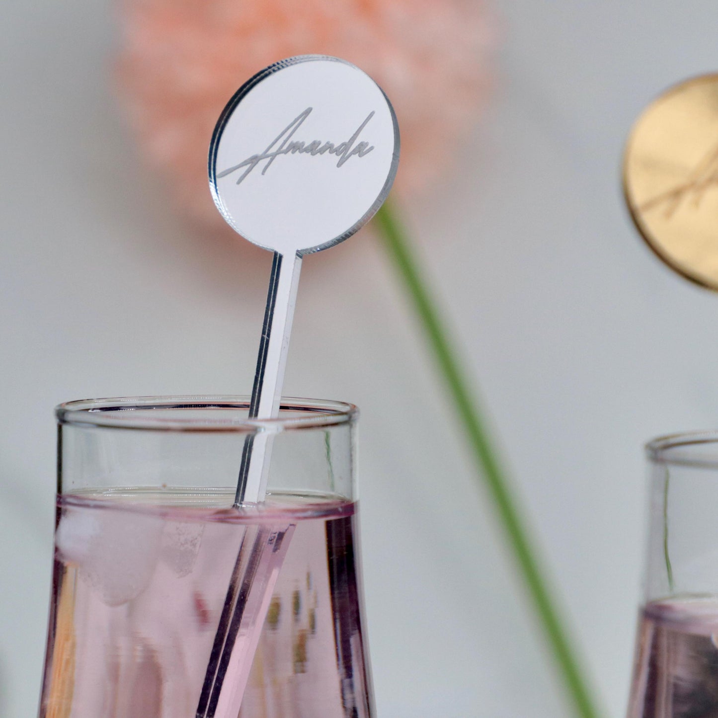 50 Personalized Wedding Stir Sticks, Drink Stirrers, Cocktail Bar Favors, Signature Drink, Wedding Table Decor