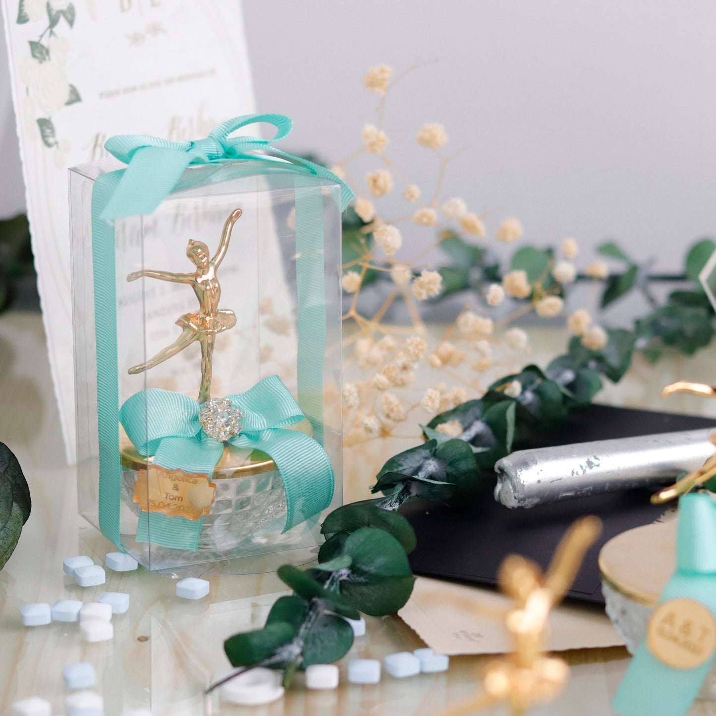 Custom Baby Shower Favors | Ballerina Candy Dish | Elegant Birthday Favors | Unique Thank-You Gifts | Bulk Favors for Guests | Ballet Favors