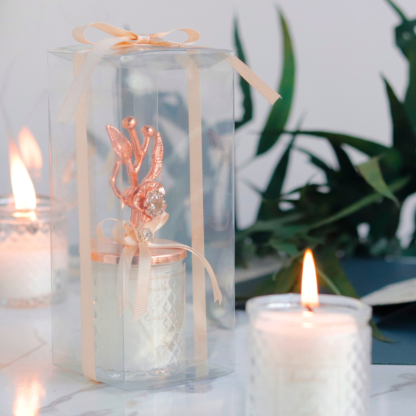 Elegant Candle Favors | Luxury Wedding Favors | Unique Personalized Favors | Thank You Gifts for Guests