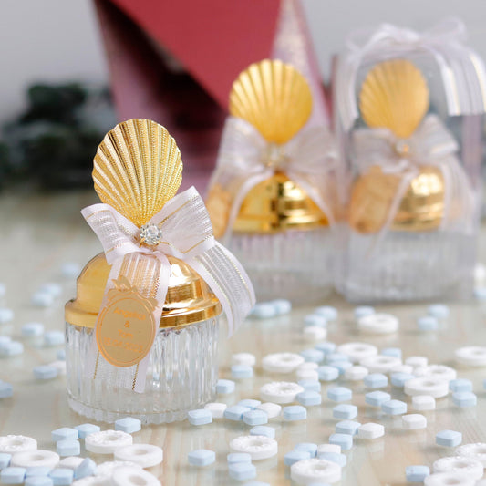 Handmade Beach Wedding and Party Favors | Candy Dish Favors | Mint Box Gifts for Guests | Luxury Event Favors| Custom Wedding Favors