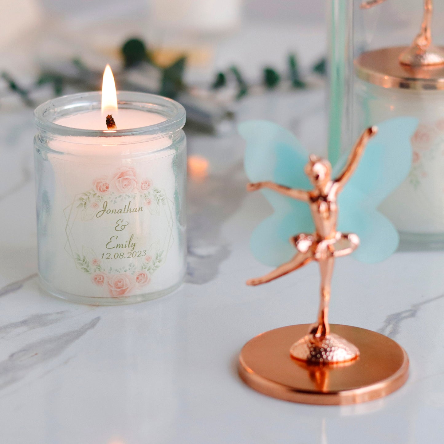 Luxury Baby Shower Favors, Elegant Quinceanera Candle Favors, Sweet 16 Ballerina Party Favors, Bulk Thank You Gifts for Guests