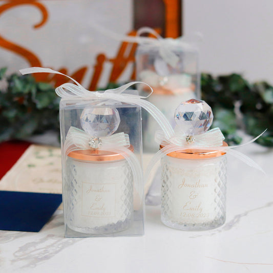 Bulk Candle Favors for Weddings, Luxury Custom Favors for Guests, Elegant Candle Favors, Perfect Thank You Gift