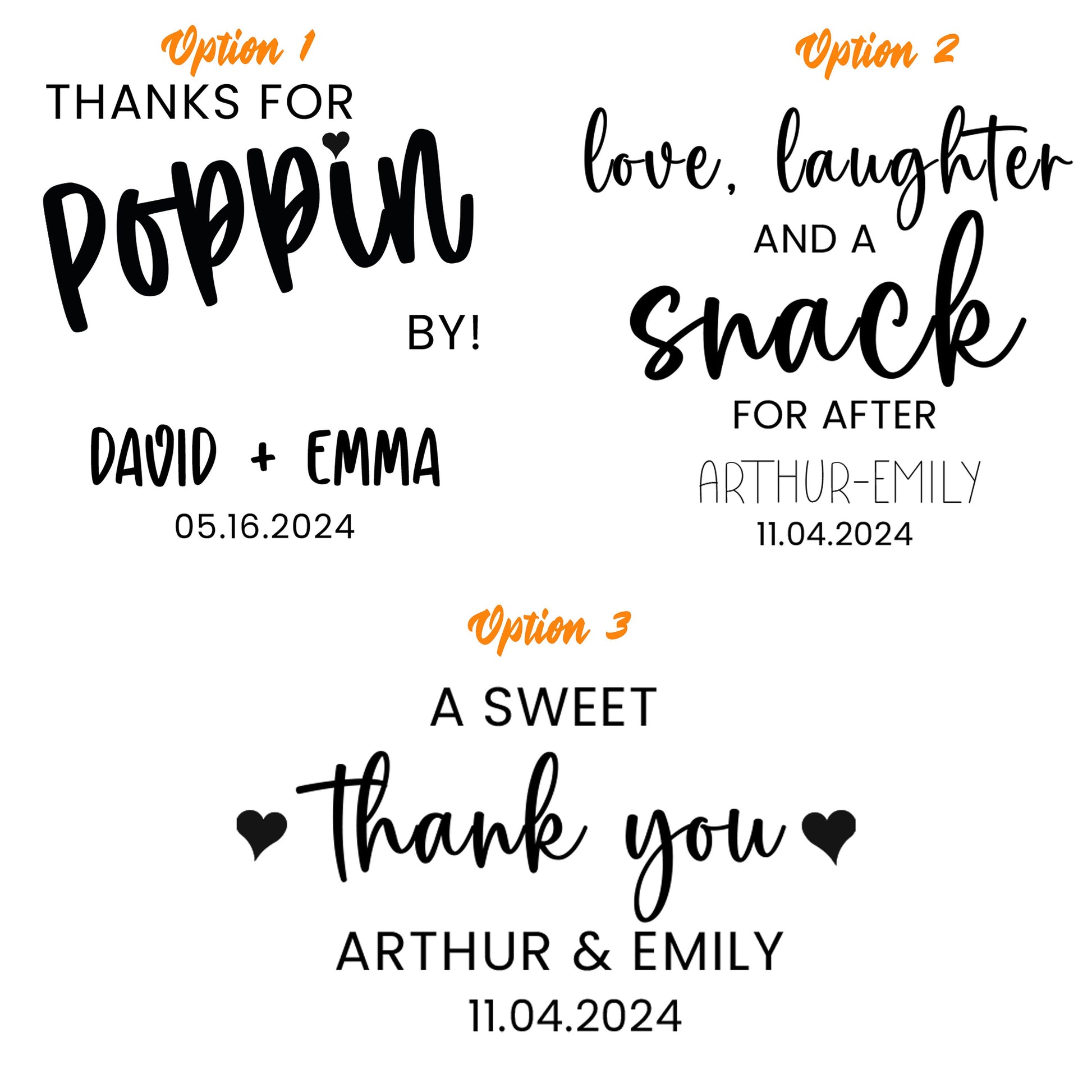 50 Pieces A Sweet Thank You Treat Bags, Wedding Favor Bags, White Snack  Bags, Rehearsal Dinner Favors, Wedding Favors  in Bulk