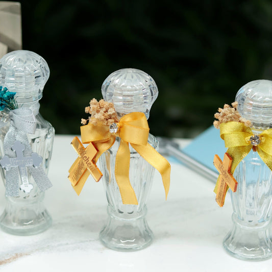 Baptism Favors | Christening Gifts | Holy Water Bottle Favors |  Baby Baptism Celebrations | Religious Gift | Holy Communion Favor