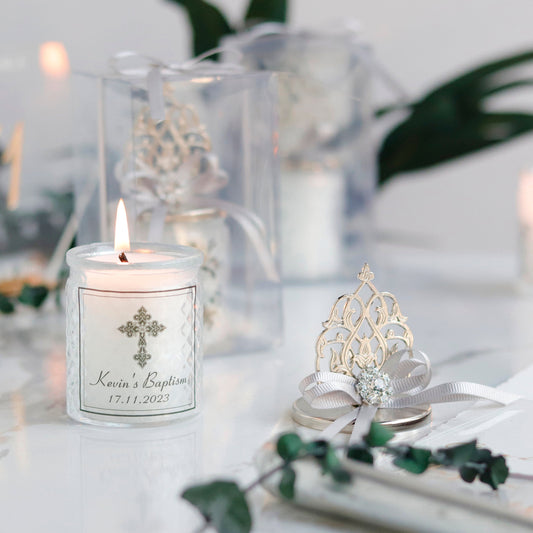 Personalized Funeral Guest Favors | Remembrance Candle Gifts | Bulk In Loving Memory Favors | Celebration of Life Keepsakes