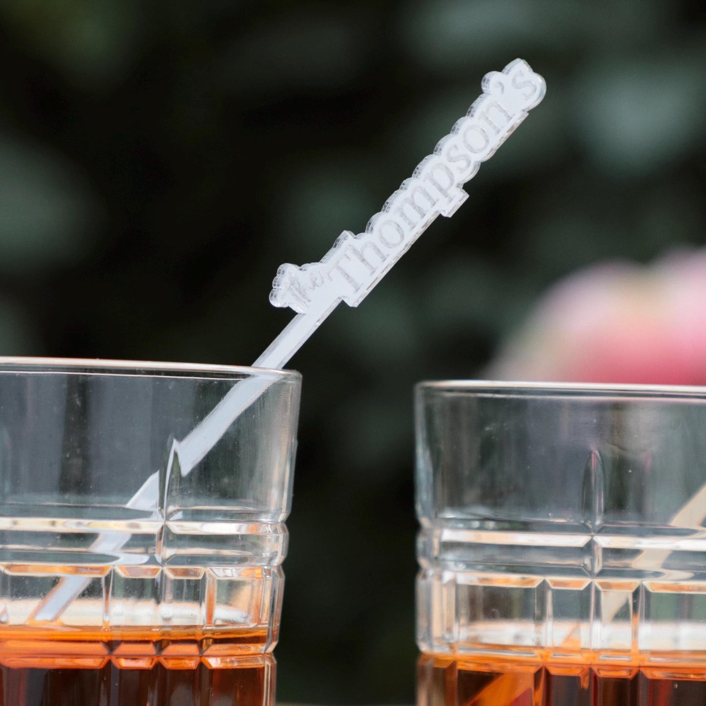 50 Pieces Bulk Wedding Stirrers, Laser Cut Cocktail Drink Sticks, Wedding Favors, Signature Drink Decor
