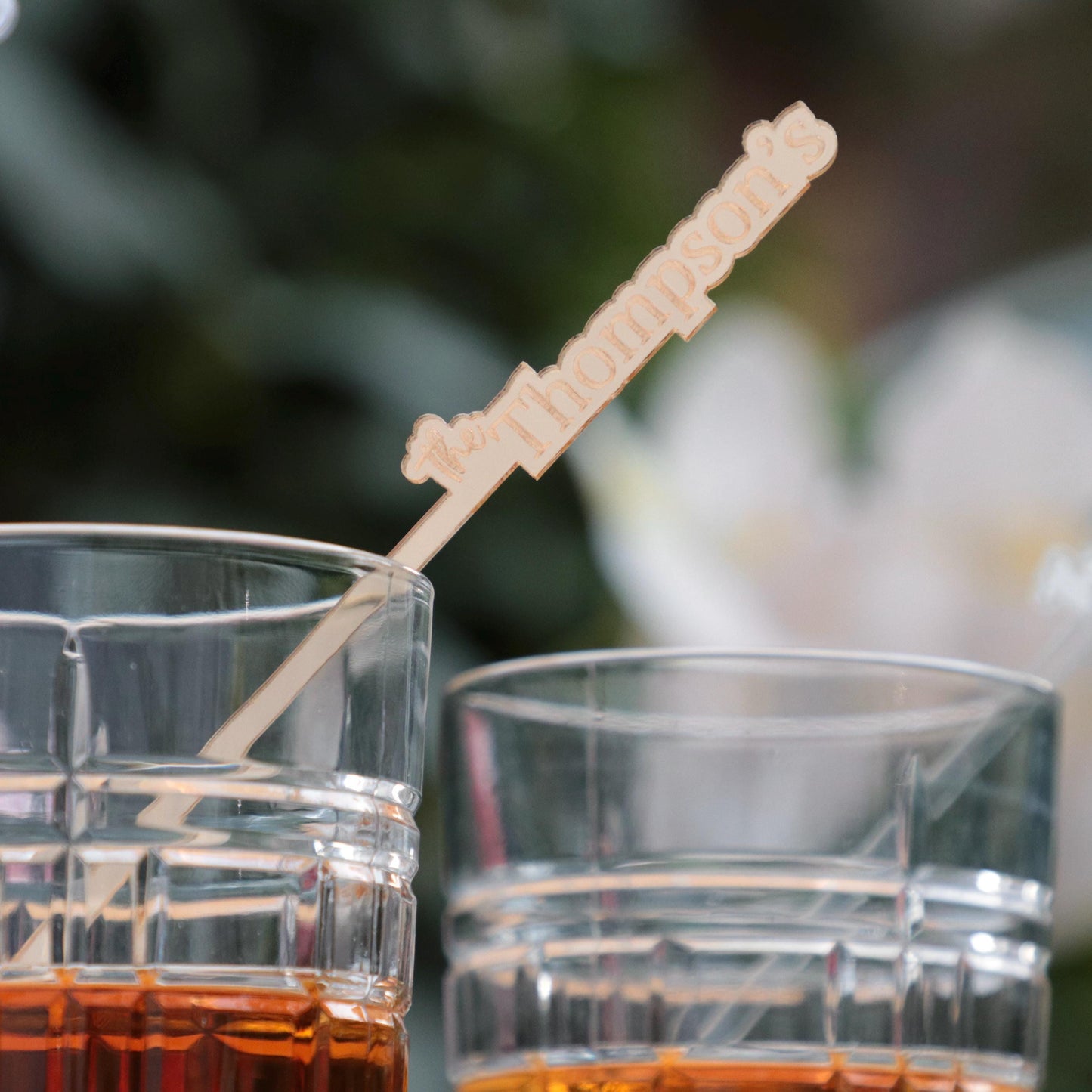 50 Pieces Bulk Wedding Stirrers, Laser Cut Cocktail Drink Sticks, Wedding Favors, Signature Drink Decor