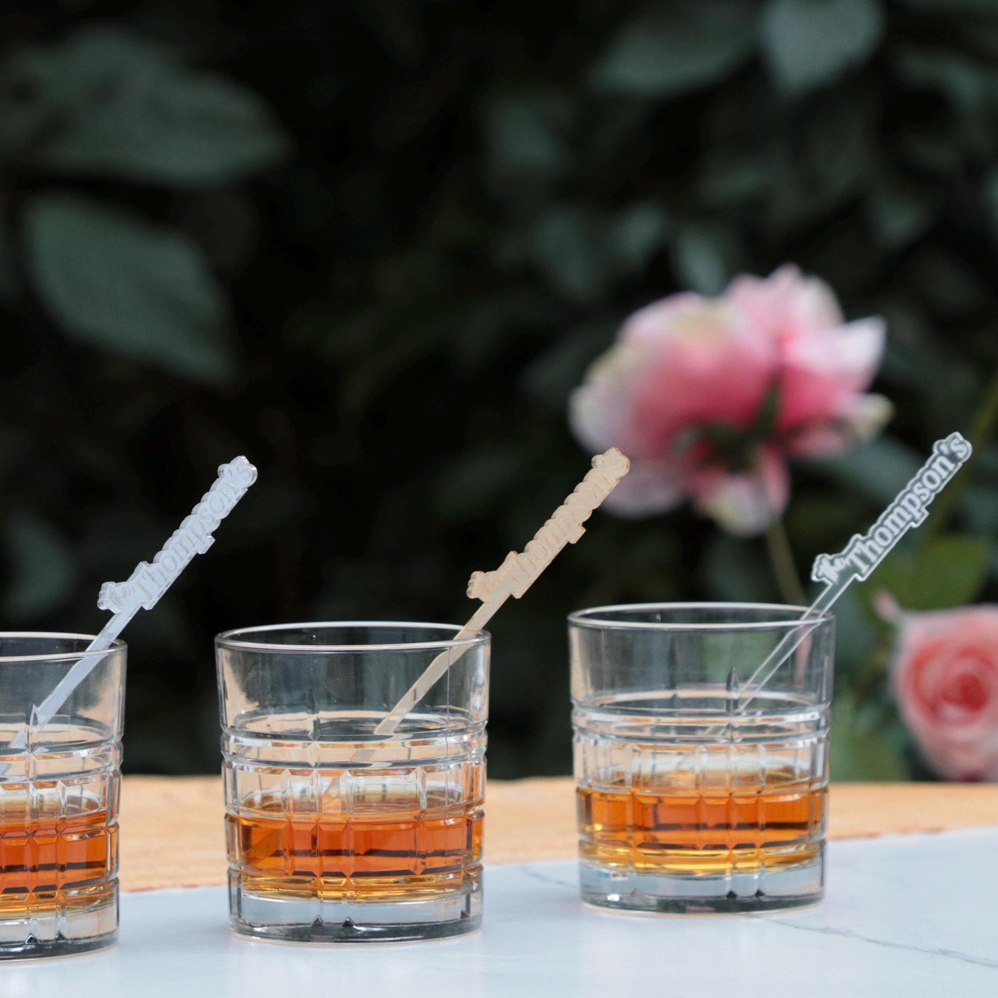 50 PCS Drink Stirrers, Wedding Drink Sticks, Cocktail Favors for Guests, Signature Drink, Wedding Table Decor, Wedding Serving & Dining