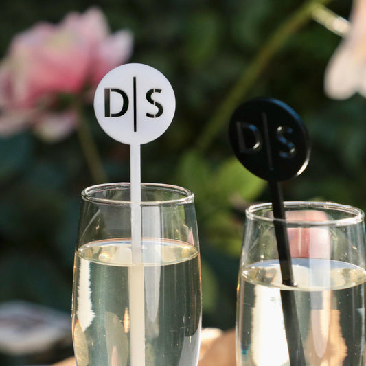 Personalized Wedding Stir Sticks Set of 50, Custom Drink Stirrers, Wedding Cocktail Decors, Wedding Bar Decors, Signature Drink, Bulk Favors