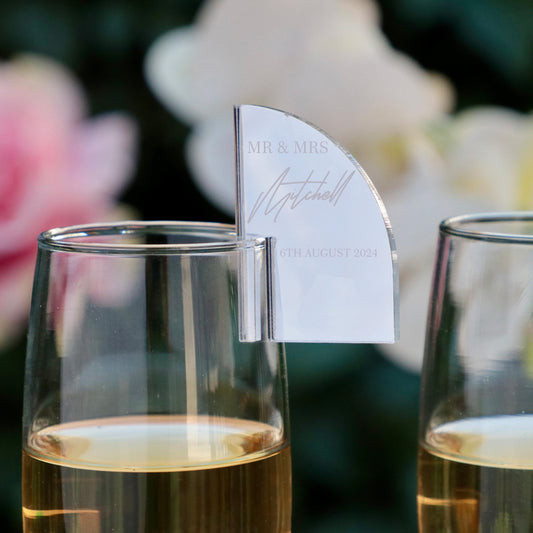 50 Pieces Wedding Favor Drink Tags, Drink Charms , Wedding Name Tags, Table Decor, Wedding Cocktail Charms, Wine Charms, Signature  Drink