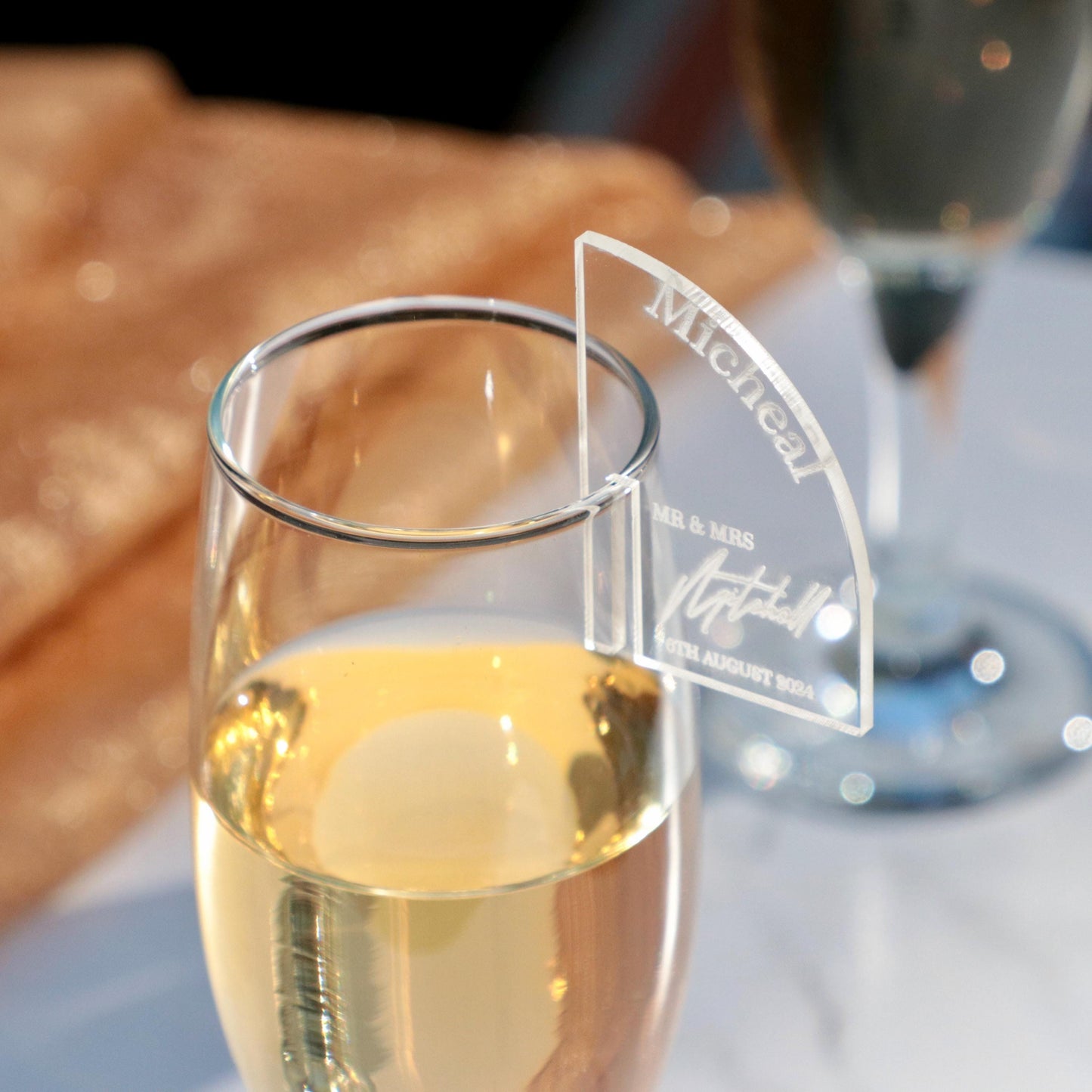 50 Pieces Wedding Favor Drink Tags, Drink Charms , Wedding Name Tags, Table Decor, Wedding Cocktail Charms, Wine Charms, Signature  Drink