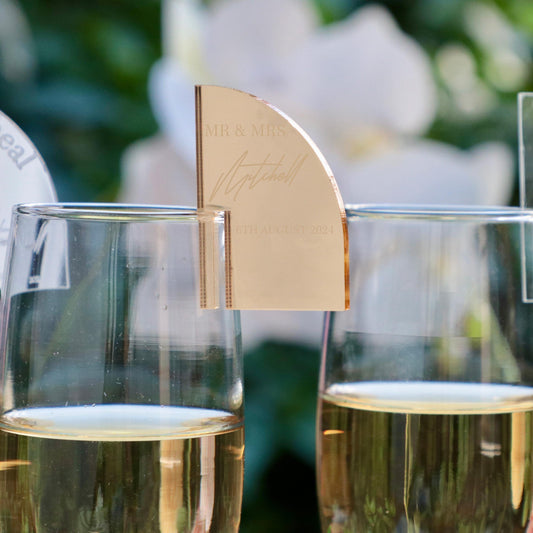 50 Pieces Drink Tags, Wedding Drink Charms , Unique Glass Tags, Table Decor, Wedding Cocktail Charms, Champagne Charms, Signature  Drink