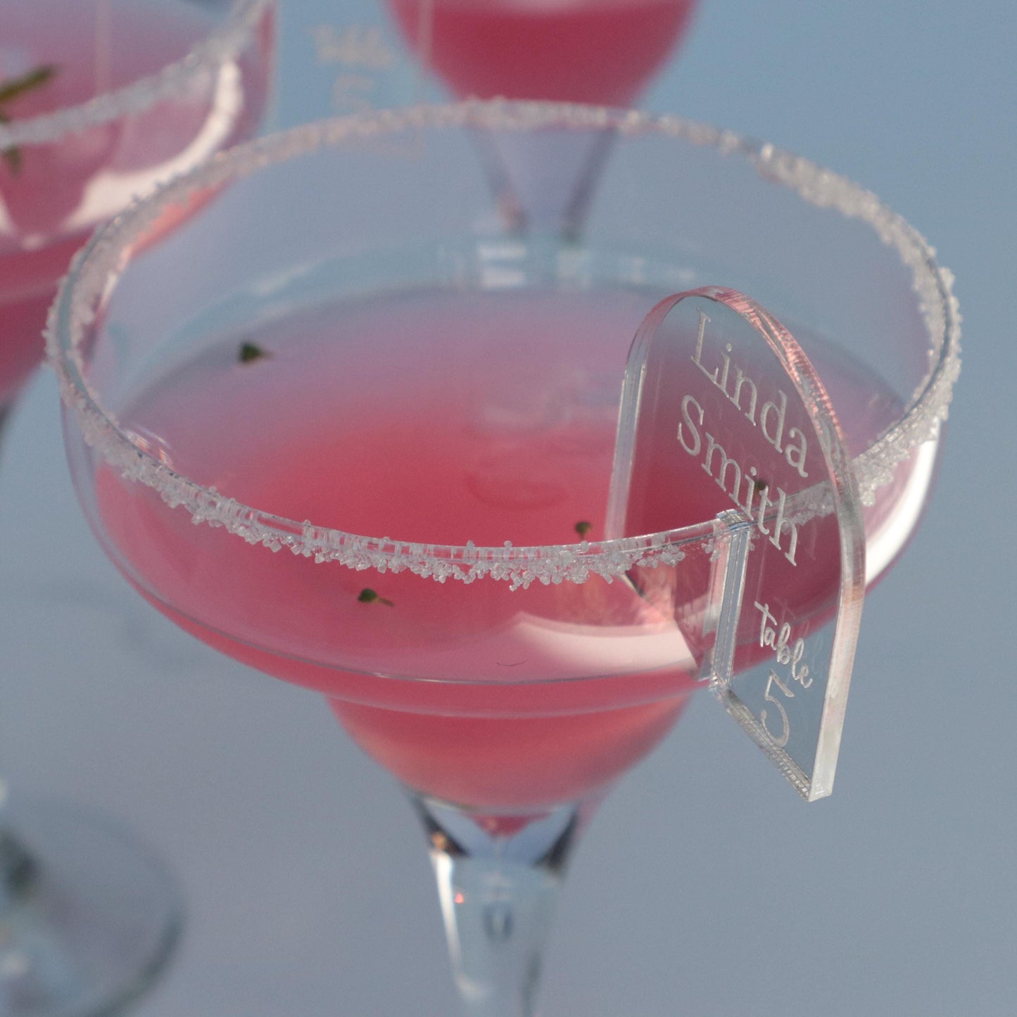 50 PCS Bulk Acrylic Drink Tags, Wedding Favors Minimalist Drink Toppers, Custom Drink Charms, Personalized Cocktail Charms, Modern Drink Tag