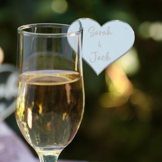 50 Pieces Custom Drink Tags, Wedding Drink Charms, Wedding Table Decor, Glass Name Tags, Cocktail Charms, Champagne Toppers, Wine Charms